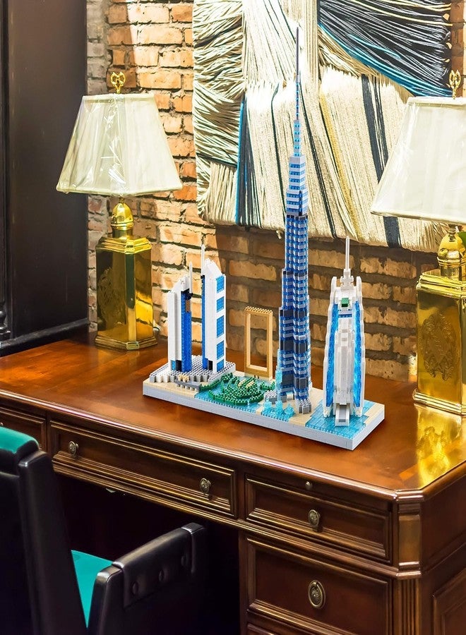 codally Dubai Skyline Building Blocks Set | 3000+ Pcs Mini Architecture Cityline Model Kit | DIY Construction Toy for Kids & Adults | Educational Birthday & Festival Gift - Image 5